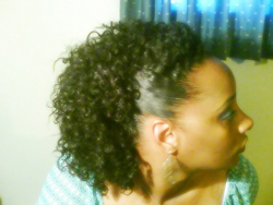 Snapshot_20100728_15.jpg - Brunette, 3b, 3c, Medium hair styles, Readers, Female, Curly hair, Black hair, Adult hair, Mohawk hairstyle picture