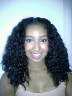 My braid out - 3b, 3c, Medium hair styles, Female, Black hair, Adult hair, Braid out hairstyle picture