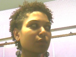 Bobby pins on the sides - 3c, 4a, Very short hair styles, Short hair styles, Kinky hair, Readers, Female, Curly hair, Black hair, Adult hair, Mohawk hairstyle picture