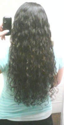 My long 3A curls - Brunette, 3a, Long hair styles, Female, Adult hair hairstyle picture