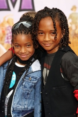 Willow and Jaden Smith - Brunette, Celebrities, Male, Medium hair styles, Kids hair, Kinky hair, Long hair styles, Braids, Female, Black hair, Hair extensions, Curly kinky hair hairstyle picture