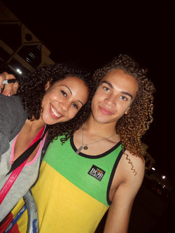 Me with DeAndre Brackensick from American Idol!  - Celebrities, Male hairstyle picture