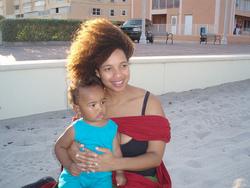 You know, it may not have been windy that day at the beach. - Brunette, 3c, Medium hair styles, Kids hair, Kinky hair, Readers, Crazy Curls Contest, Female, Curly hair hairstyle picture