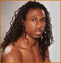Locs with Crimp Set - Male, Kinky hair, Long hair styles, Styles, Black hair, Dreadlocks hairstyle picture