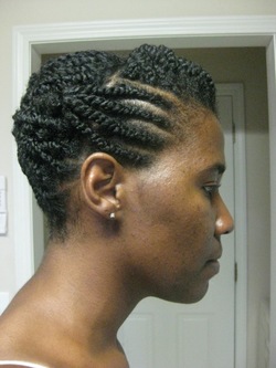 Twist Challenge - Wedding hairstyles, Readers, Flat twists hairstyle picture