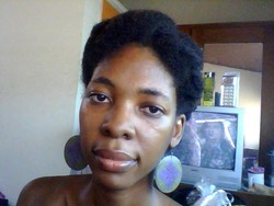 My 'Twisted meets Pinned' Puffs -  hairstyle picture