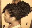 twist out bun - 4a