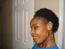 My Kinky Curly Custard Application Pic - Brunette, Short hair styles, Medium hair styles, Kinky hair, Readers, Styles, Female, Black hair, Adult hair, Afro puff hairstyle picture