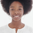 angel in white - Curly kinky hair, 3c