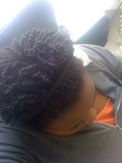 Twists Outs  - 4b, Short hair styles, Kinky hair, Readers, Styles, Female, Black hair, Twist out hairstyle picture