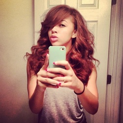 Alexis Jordan (Singer - "Happiness") - Redhead hairstyle picture