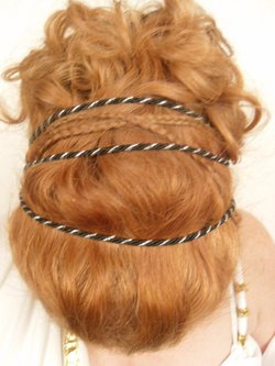 greek style - Redhead, Updos, Long hair styles, Readers, Female, Curly hair hairstyle picture