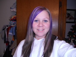 me purple straight  - Brunette, Blonde, Long hair styles, Female, Curly hair, Makeovers, Adult hair hairstyle picture