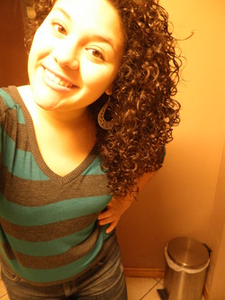 My hair :) - Brunette, 3c, Medium hair styles, Readers, Female, Curly hair, Teen hair, Spiral curls, Layered hairstyles hairstyle picture