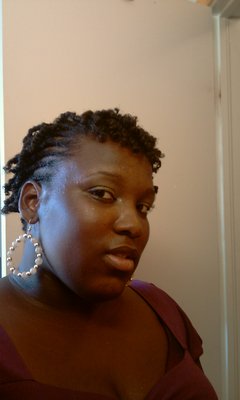 braid/twist - Brunette, 4b, Short hair styles, Kinky hair, Readers, Female, Black hair, Adult hair, Kinky twists hairstyle picture