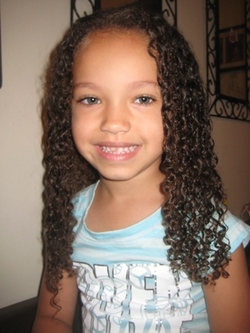 Naiya II - Brunette, 3c, Medium hair styles, Kids hair, Long hair styles, Readers, Female, Curly hair, Spiral curls hairstyle picture