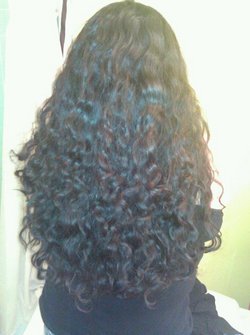 Long and curly! - Brunette, 3b, Long hair styles, Readers, Female, Curly hair, Black hair, Adult hair hairstyle picture