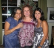 shelly rocks her curls at ornament exchange - Holiday Party Curls