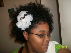 Playing w/ my flower - 3c, Medium hair styles, Readers, Black hair, Adult hair, Twist out hairstyle picture