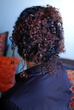 back view - Curly hair