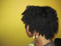 My curly coils - Brunette, 3c, 4a, Medium hair styles, Readers, Female, Black hair, Adult hair, Braid out hairstyle picture