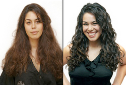 Christo Takes Marina from Drab to Fab - Brunette, 3c, Long hair styles, Female, Curly hair, Makeovers hairstyle picture
