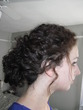 wedding guest hair - Brunette
