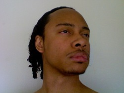 Slick Back with Coily Curls - Male, Readers, Curly hair, Black hair, Adult hair, Eyes on the Guys hairstyle picture