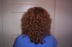Haircut back - Redhead, 3b, 3a, Medium hair styles, Readers, Styles, Female, Curly hair, Adult hair hairstyle picture