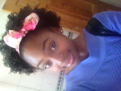 My Flexi-rod attempt 1  - 4a, 4b, Medium hair styles, Afro, Readers, Female, Teen hair, Makeovers, Black hair, Afro puff, Teeny weeny afro, 4c hairstyle picture