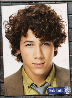 Nick Jonas. - Brunette, 3b, Celebrities, Male, Short hair styles, Curly hair hairstyle picture