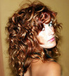 layered  volumonous curls - 