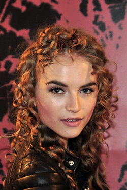 Tibi Fall 2010 - Courtesy of Runway Weekly - Blonde, 3b, 3a, Updos, Long hair styles, Wedding hairstyles, Styles, Female, Curly hair, Adult hair, Prom hairstyles, Formal hairstyles, Spiral curls hairstyle picture