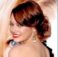 French Twist - Redhead, Updos, Wedding hairstyles, Styles, Female, Adult hair, Straight hair, Prom hairstyles, Formal hairstyles, Homecoming hairstyles, Knots, Buns, French twists hairstyle picture