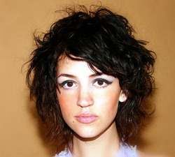 Spunky Curls - Brunette, 2b, Wavy hair, Short hair styles, Styles, Female, Curly hair hairstyle picture