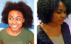 Devachan Redux - Brunette, Medium hair styles, Kinky hair, Female, Makeovers, Deva Curly Girl Challenge hairstyle picture