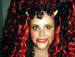 Fun Halloween Curls - Redhead, Brunette, 3b, Long hair styles, Fall hair, Readers, Special occasion, Female hairstyle picture