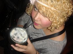 Blonde curls - Blonde, 3b, 3a, Short hair styles, Medium hair styles, Readers, Styles, Female, Curly hair, Teen hair, Punk hair hairstyle picture