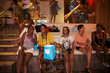 naturals enjoying themselves poolside at the curly pool party - Kinky hair, 4a, 4b