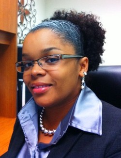 "Corporate" Puff - 3c, Medium hair styles, Updos, Long hair styles, Female, Curly hair, Black hair, Adult hair, Afro puff, Ponytail hairstyle picture