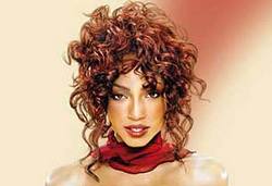 Raging Red - Redhead, 3a, Short hair styles, Medium hair styles, Updos, Styles, Female, Curly hair hairstyle picture