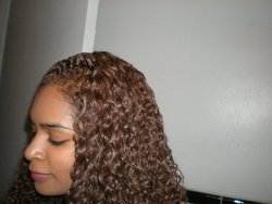 Ramen Noodle Curls  - Brunette, 3c, Medium hair styles, Long hair styles, Readers, Female hairstyle picture