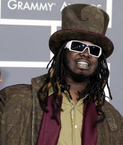 T-Pain - Brunette, 4a, Celebrities, Male, Long hair styles, Braids, 2009 Grammy Awards hairstyle picture