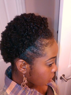 TWA twistout puff - Brunette, Very short hair styles, Short hair styles, Kids hair, Female, Teen hair hairstyle picture