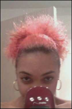 fuzzy pink fro - Short hair styles, Kinky hair, Readers hairstyle picture