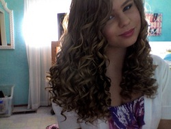 Right Before Leaving To A Party! - Blonde, Long hair styles, Readers, Female, Curly hair, Teen hair hairstyle picture