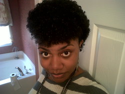 4a Fro Hawk  - Brunette, 4a, 4b, Short hair styles, Kinky hair, Afro, Readers, Female, Black hair, Adult hair, Teeny weeny afro, Mohawk, Punk hair hairstyle picture