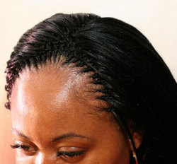 Tree Braids - Styles, Female, Black hair, Adult hair, Straight hair, Tree braids hairstyle picture
