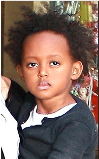 Zahara Pitt - Brunette, 3c, 4a, Celebrities, Short hair styles, Kids hair, Kinky hair, Twist hairstyles, Afro hairstyle picture