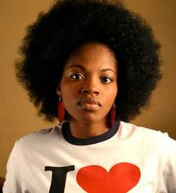 Afro from Uncle Funky's Daughter - Brunette, Mature hair, Medium hair styles, Kinky hair, Afro, Styles, Female hairstyle picture